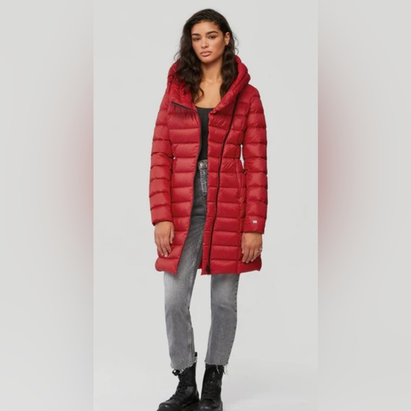 Soia & Kyo Karelle - TD Down Puffer Jacket Ruby Color - Brand New - Picture 11 of 11